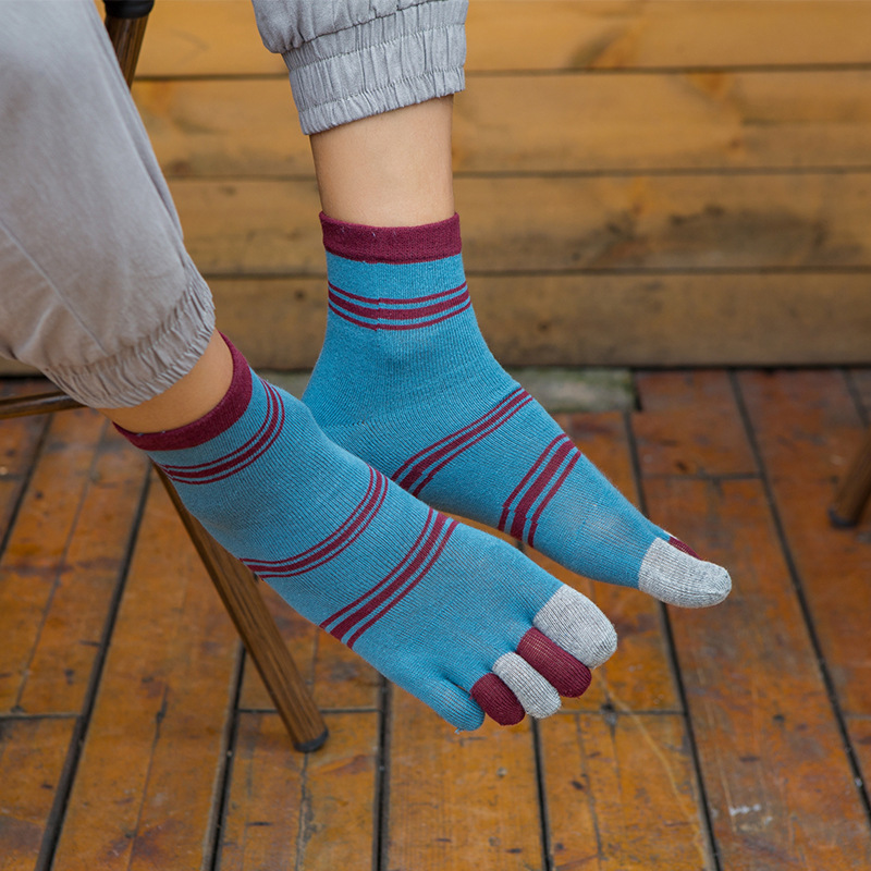 1/5 Paar Herren-Socken mit Str – Toe Sock Split Bewertung und Preis